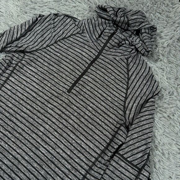 lululemon athletica Other - Lululemon Hoodie Small Gray Black Quarter Zip Sweat Session Performance Mens